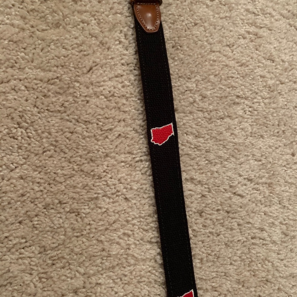 Men’s embroidered state belt - Georgia